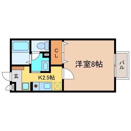 瀬田駅 徒歩7分 2階の物件間取画像